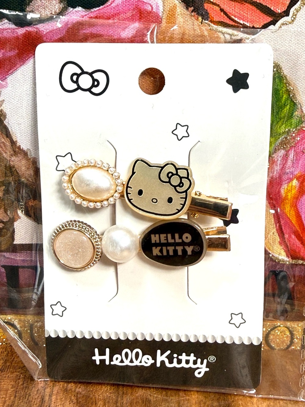 Hello Kitty Hair Clips-New